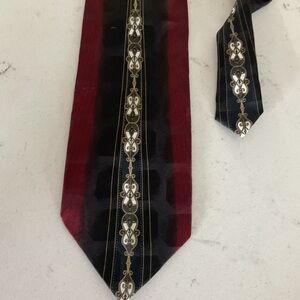 DiMoggio Vintage Pure Silk Tie 4” Wide Great Condition Handsome/Rich Colors